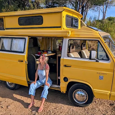 Luxussátor Rent A Blue Classics's Campervan Vw T3 Amarela - Algarve - Faro - Portugal